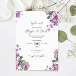 Wedding Invite Wild Garden - Littlebee Prints