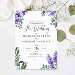 Wedding Invite Blue Bell - Littlebee Prints