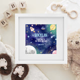 I love you to the Moon and Back Blue - Littlebee Prints