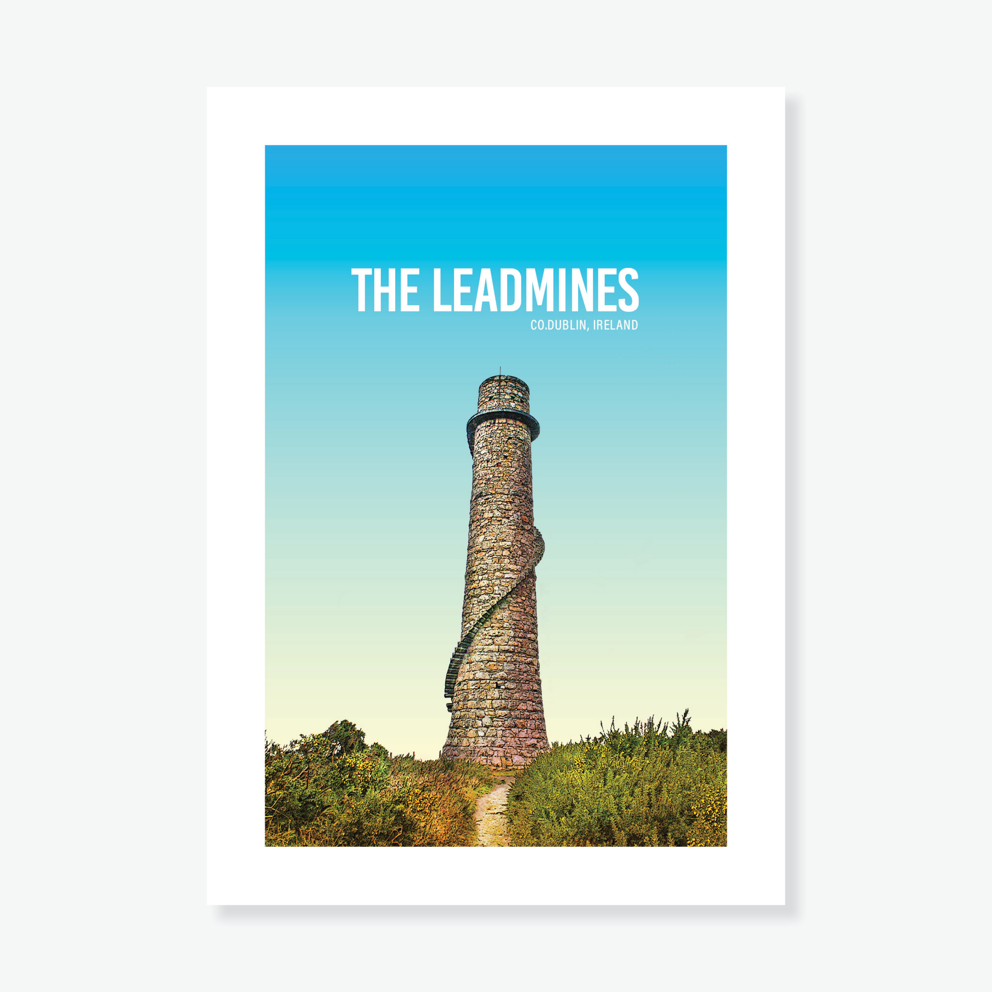 Leadmines Blue Sky A4 Print - Littlebee Prints