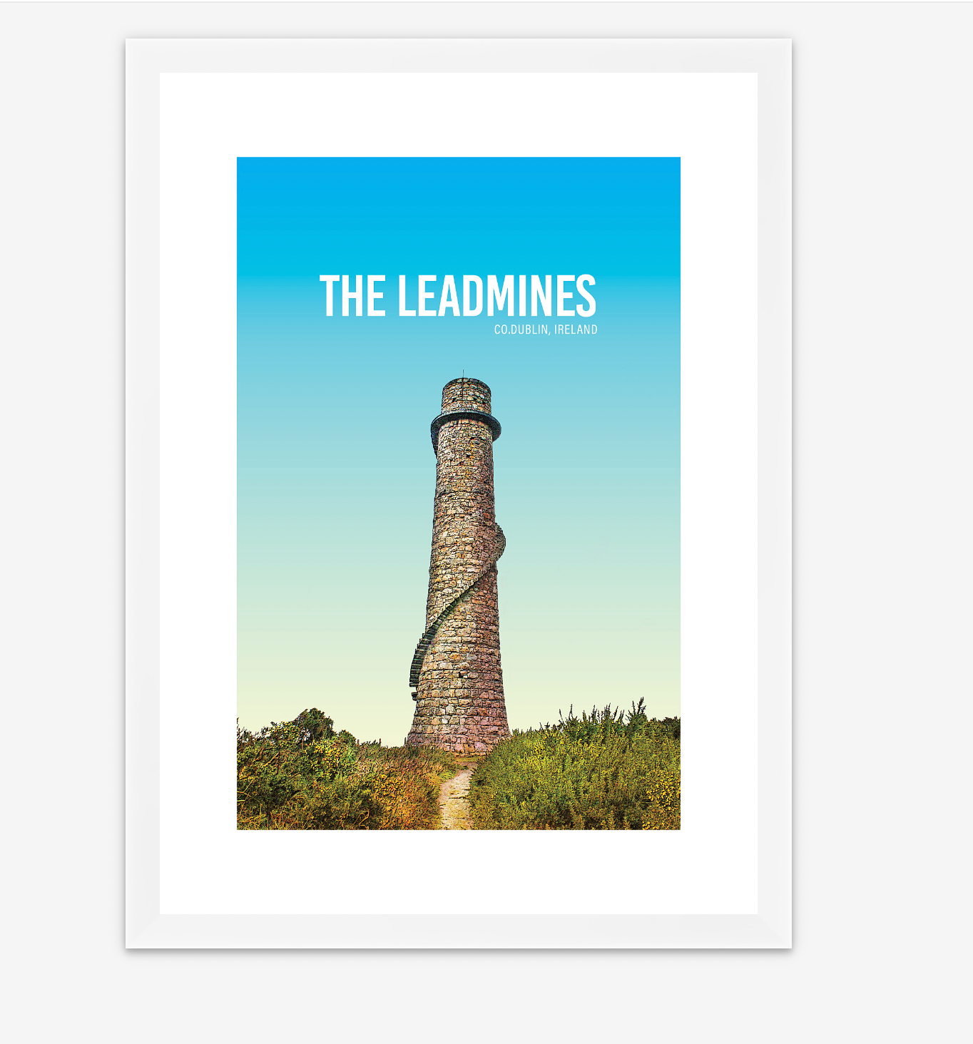 Leadmines Blue Sky A4 Print - Littlebee Prints